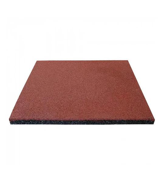 Palmeta Caucho 50X50X 2 cm Rojo