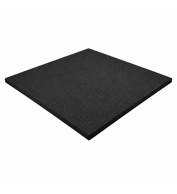 Piso Gimnasio  Negro 1x1 Metros 20mm