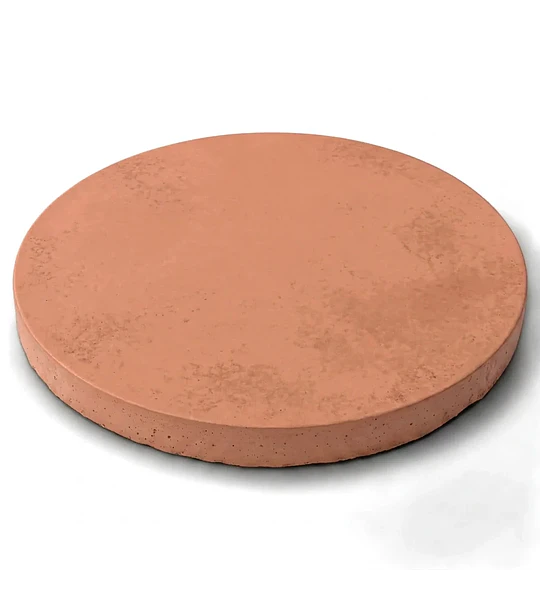 Pastelón Circular de Hormigón Visto