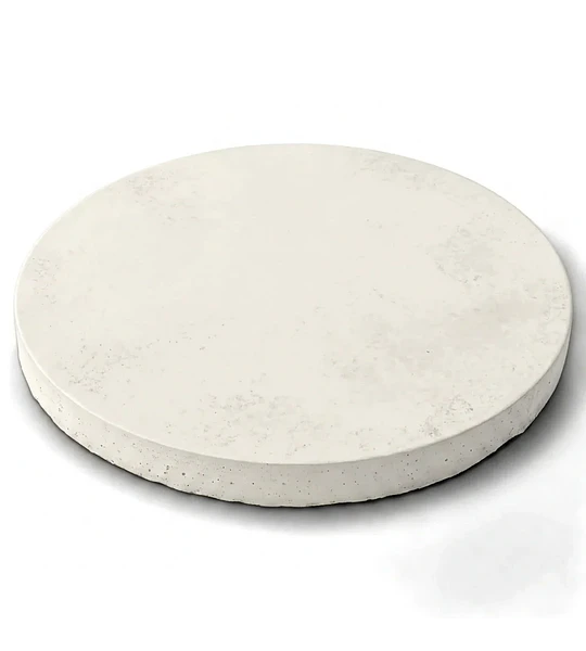 Pastelón Circular de Hormigón Visto