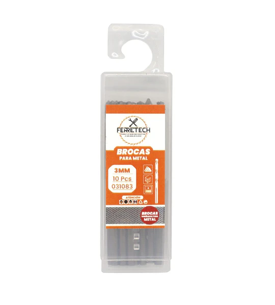 Broca Metal HSS Cobalto 3mm 10u