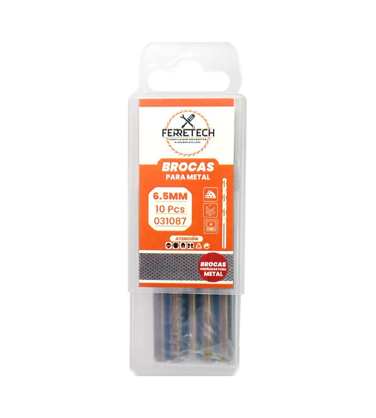Broca Metal HSS Cobalto 6,5mm 10u