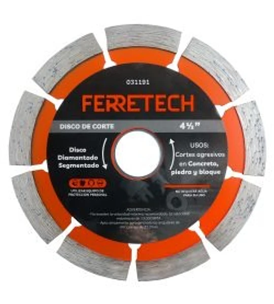 Disco Diamantado segmentado 4 1/2″
