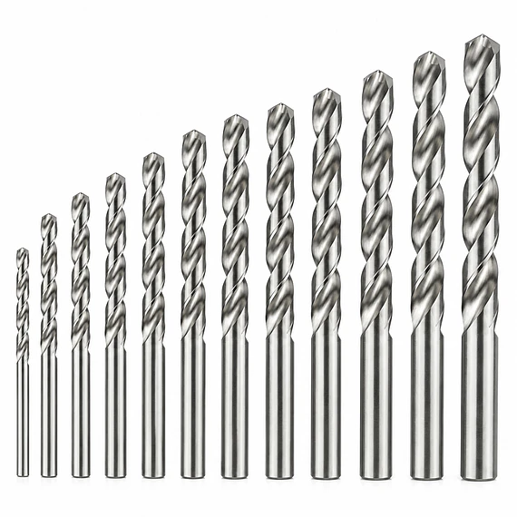 Set Brocas para Metal HSS M2 11 Piezas 1 a 5,5 mm