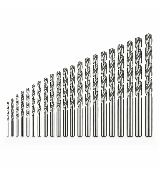 Set de Brocas para Metal HSS M2 19 Piezas 1 a 10 mm