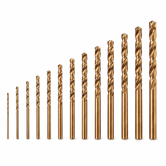 Set de Brocas para Metal HSS 5% Cobalto 13 Piezas 1 a 7 mm