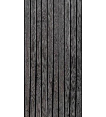 Revestimiento PVC Alveolar Ranurado Grafito 240cm x 30cm x 8mm