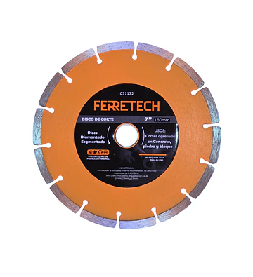 Disco Diamantado Segmentado 7″