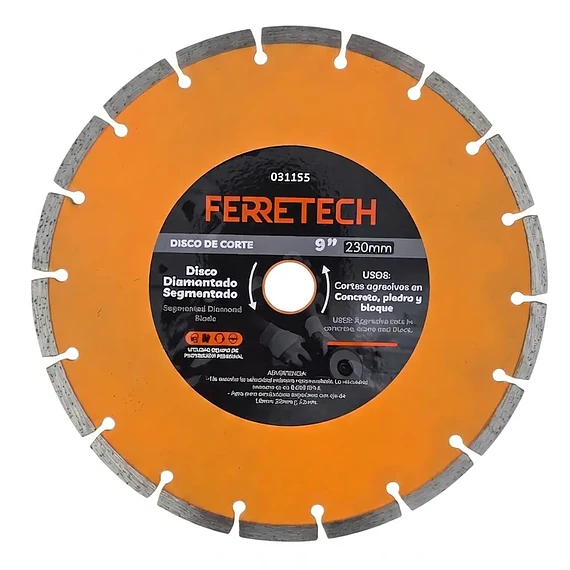 Disco Diamantado Segmentado 9″