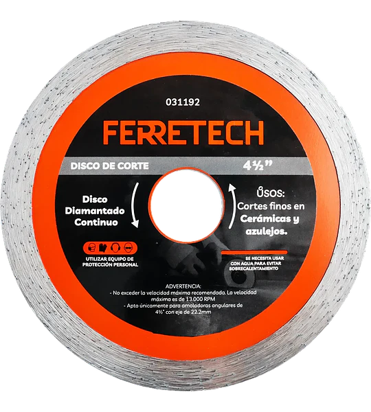 Disco de Corte Diamantado Continuo 4 1/2″