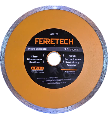 Disco Diamantado Continuo 7″