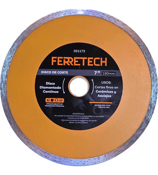 Disco Diamantado Continuo 7″