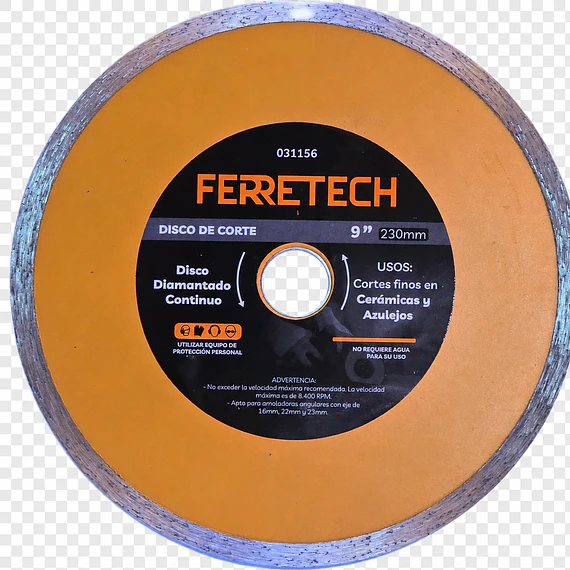 Disco Diamantado Continuo 9″