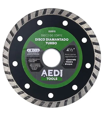 Disco Diamantado Turbo 4 1/2″ AEDI Tools