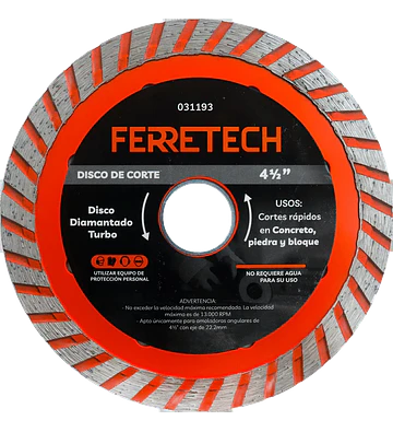 Disco Diamantado Turbo 4 1/2″