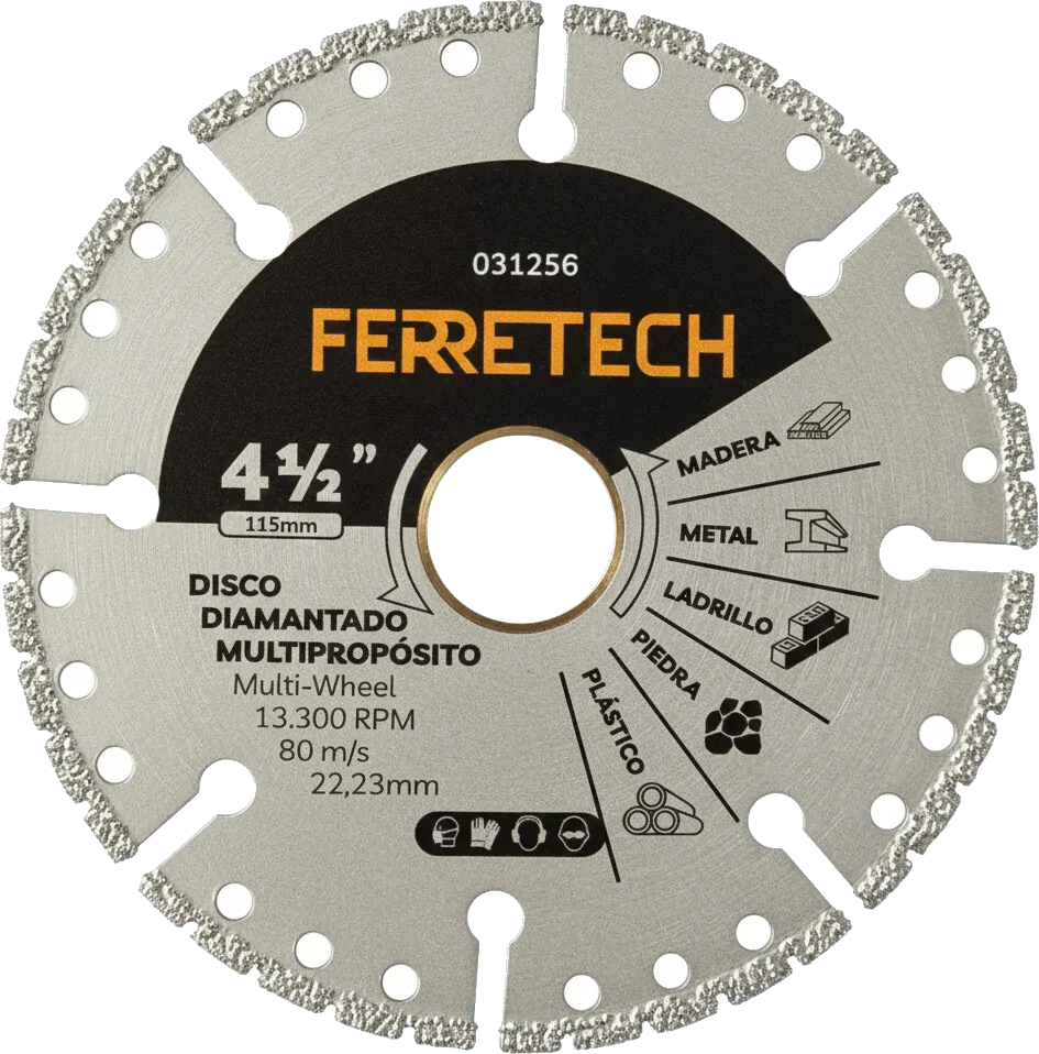 Disco Diamantado Multipropósito 4 1/2″
