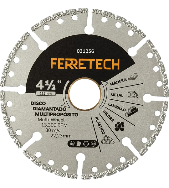 Disco Diamantado Multipropósito 4 1/2″