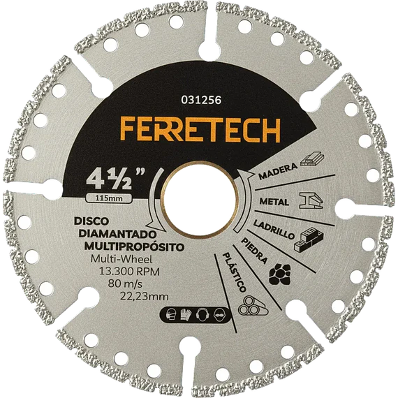 Disco Diamantado Multipropósito 4 1/2″