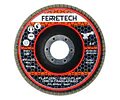 Pack 7 Discos Traslapados 4 1/2” Granos 40, 60, 80 y 100 – Óxido de Aluminio y Zirconio