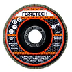 Pack 7 Discos Traslapados 4 1/2” Granos 40, 60, 80 y 100 – Óxido de Aluminio y Zirconio