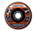 Pack 7 Discos Traslapados 4 1/2” Granos 40, 60, 80 y 100 – Óxido de Aluminio y Zirconio