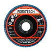 Pack 7 Discos Traslapados 4 1/2” Granos 40, 60, 80 y 100 – Óxido de Aluminio y Zirconio