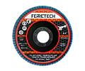 Pack 7 Discos Traslapados 4 1/2” Granos 40, 60, 80 y 100 – Óxido de Aluminio y Zirconio