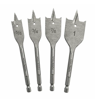 Set de Brocas Paleta para Madera 4 Piezas 5/8″ a 1″