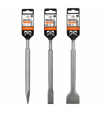 Set de Cinceles SDS Plus 3 Piezas 14 × 250 mm