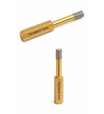 Broca Copa Diamantada para Porcelanato 6 mm