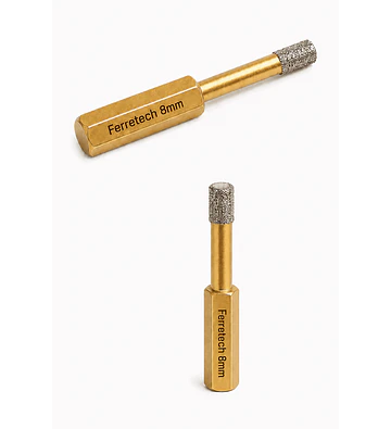 Broca Copa Diamantada para Porcelanato 8 mm
