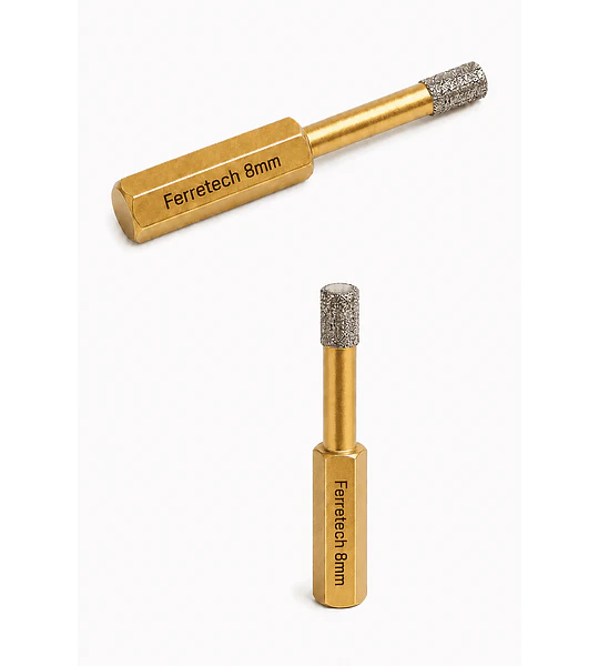 Broca Copa Diamantada para Porcelanato 8 mm