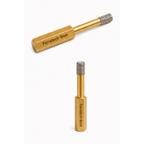 Broca Copa Diamantada para Porcelanato 8 mm
