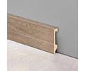Epsilon Guardapolvo Plain 100mm x 10mm x 2,44m Roble Oscuro
