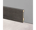 Epsilon Guardapolvo Plain 100mm x 10mm x 2,44m Nogal