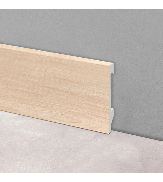 Epsilon Guardapolvo Plain 100mm x 10mm x 2,44m Roble Natural