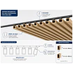 Viga WPC para Cielo Tipo Madera