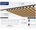 Viga WPC para Cielo Tipo Madera