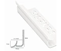 Perfil Esquina Interior PVC Genesis 9 mm x 2,5 m