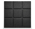 Palmeta De Caucho 2.5 CM Negro