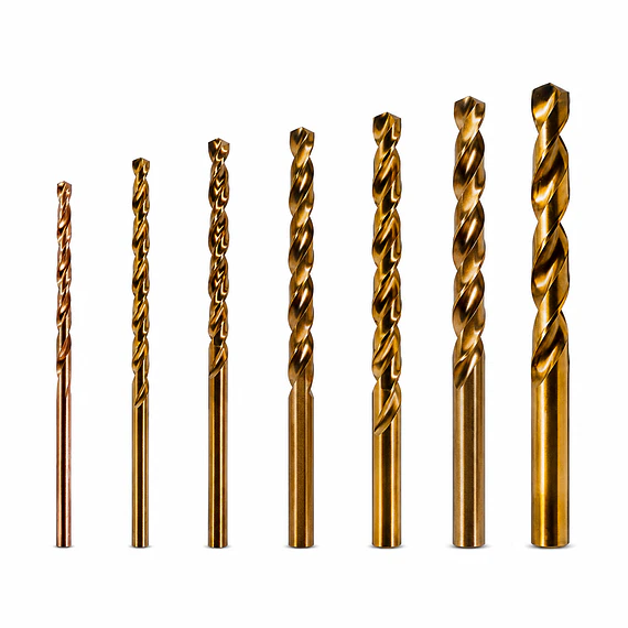 Set de Brocas para Metal HSS 5% Cobalto 3,4,5,6,7,8,10mm
