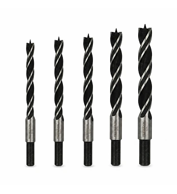 Pack Broca Madera 3 Puntas 4,5,6,8,10mm