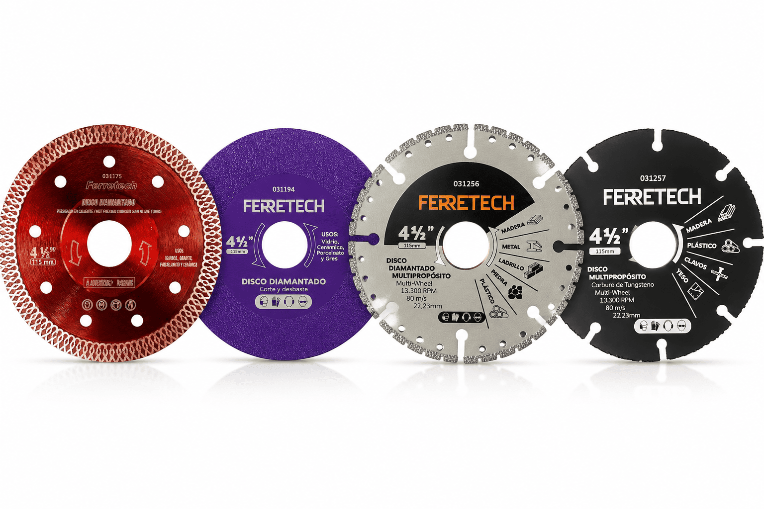 Pack discos Multiples propósitos Profesionales