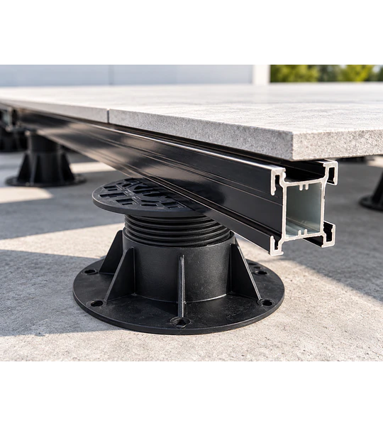 Soporte Ajustable para Deck y Pastelón 50-78 mm – Caja 36 Unidades
