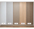 Revestimiento PVC Alveolar Bambú 240x60x0.85cm