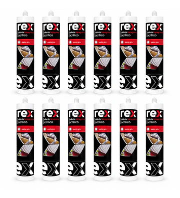 12x Rex Tapagotera Acrilico 300ml