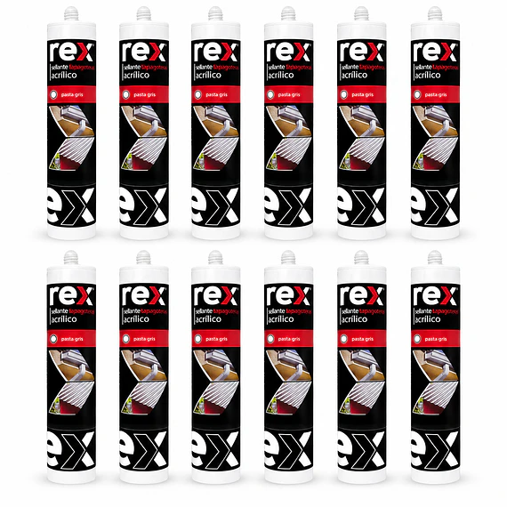 12x Rex Tapagotera Acrilico 300ml