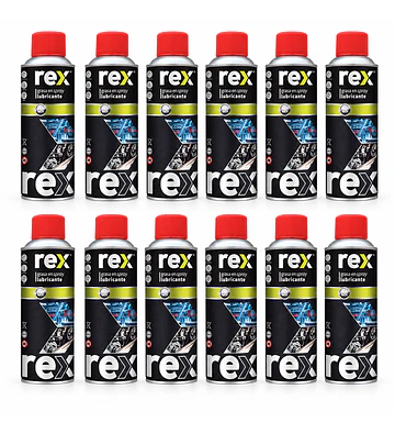 12x Rex  Grasa en Spray Lubricante de Litio 450ml