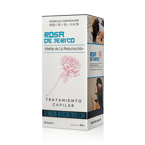ROSA DE JERICO CAJA SACHETS MÁSCARA CAPILAR 50 ml X 24 SOBRES
