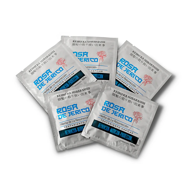ROSA DE JERICO CAJA SACHETS MÁSCARA CAPILAR 50 ml X 24 SOBRES 2